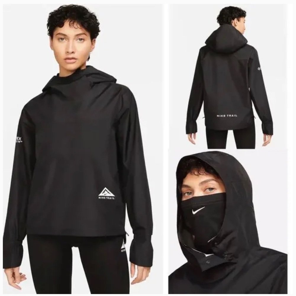 Nike Gore-Tex® Trail Running Jacket in Black Small